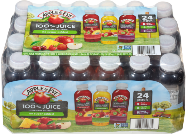 Apple & Eve plastic variety 24ct
