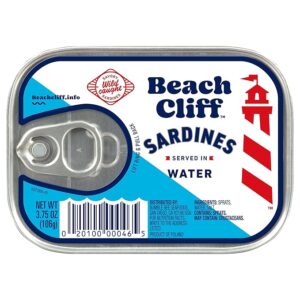 Beach Cliff Sardine in water