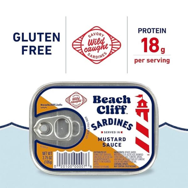 Beach Cliff Sardine in Mustard Sauce - Image 2