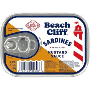 Beach Cliff Sardine in Mustard Sauce
