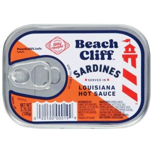 Beach Cliff Sardine in Louisiana Hot Sauce